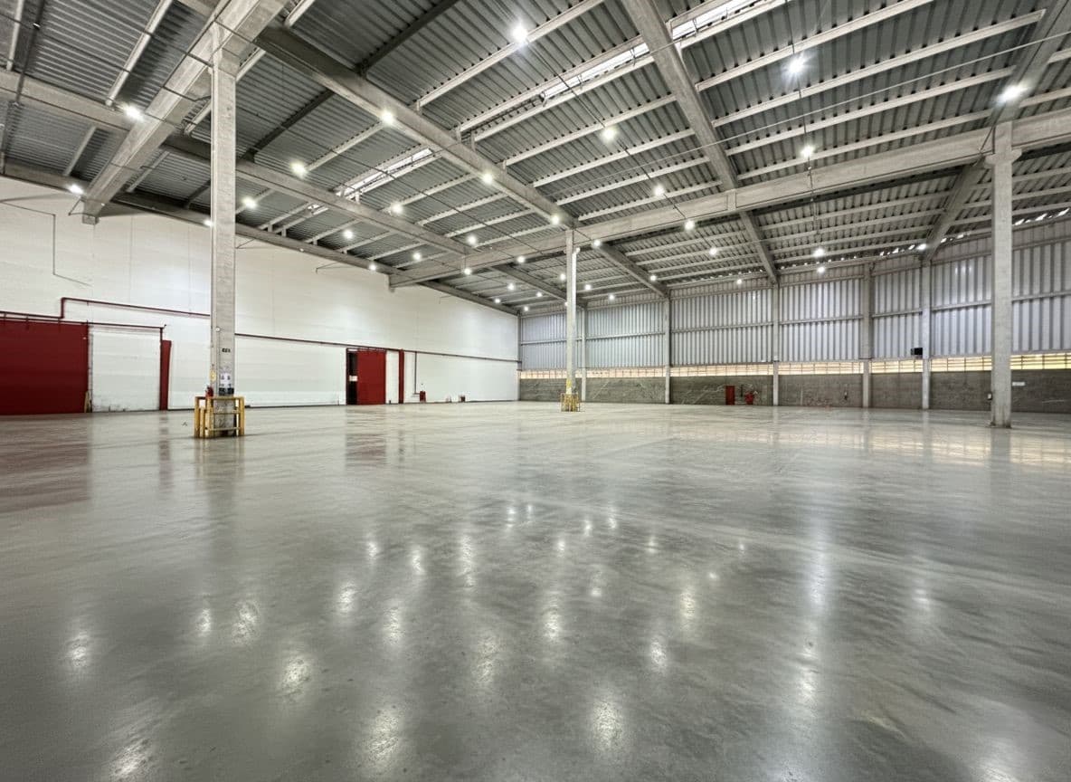 Interior de galpão padrão AAA